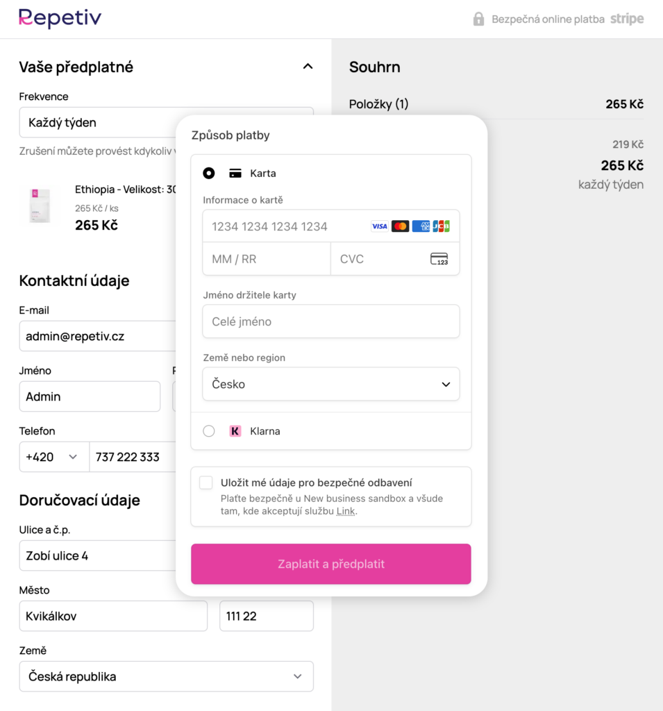 Repetiv předplatné